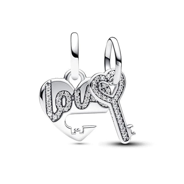 LEVE 4 PAGUE 2 69.90 DUPLO LOVE PENDENTE CHARM DUPLO LOVE - PRATA 925