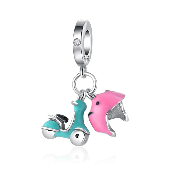 LEVE 4 PAGUE 2 69.90 MOTO GIRL PENDENTE CHARM MOTO GIRL - PRATA 925