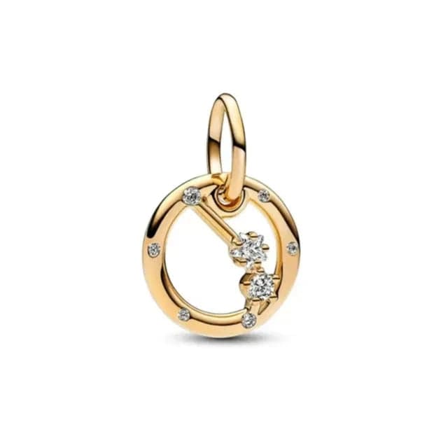 LEVE 4 PAGUE 2 Aries PENDENTE CHARM SIGNOS GOLD - PRATA 925