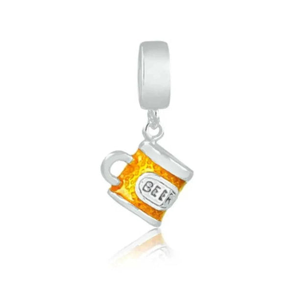 LEVE 4 PAGUE 2 BEER PENDENTE CHARM BEER - PRATA 925