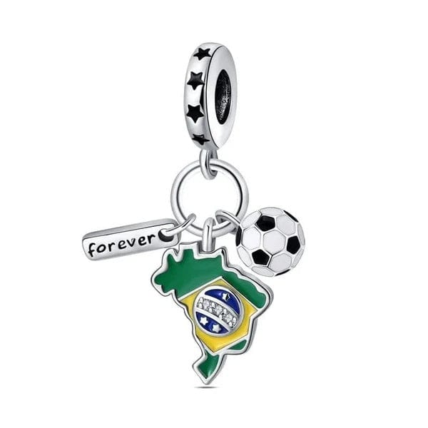 LEVE 4 PAGUE 2 BERLOQUE CHARM BRASIL - PRATA 925