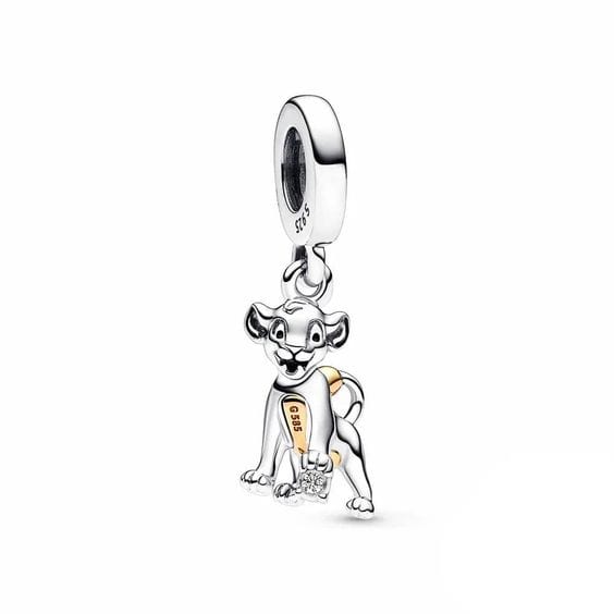 LEVE 4 PAGUE 2 Charm PENDENTE CHARM SIMBA - Disney 100th Anniversary