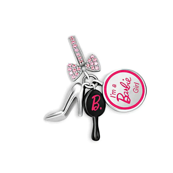 LEVE 4 PAGUE 2 Charm PENDENTE IM A BARBIE - PRATA 925