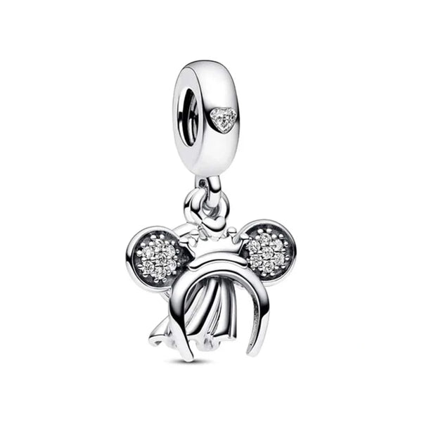 LEVE 4 PAGUE 2 Disney KING MOUSE PENDENTE CHARM KING MOUSE - PRATA 925