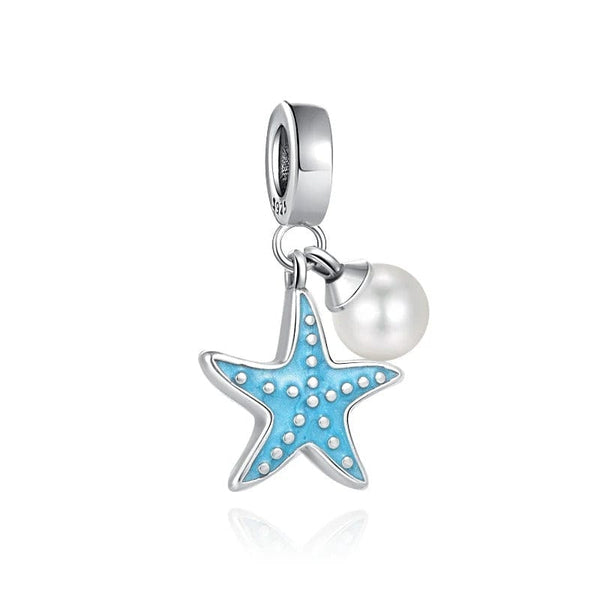 LEVE 4 PAGUE 2 ESTRELA DO MAR PENDENTE CHARM ESTRELA DO MAR - PRATA 925