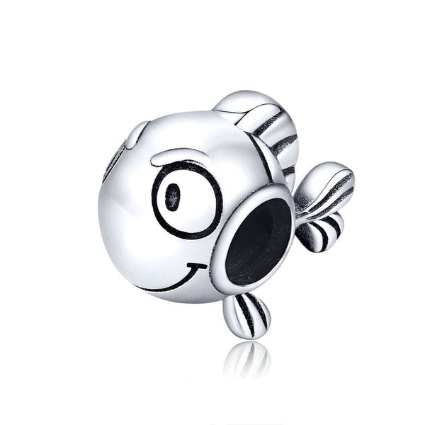 Sereia & Mar 200001684 FISH DOUG CLIP CHARM FISH DOUG - PRATA 925