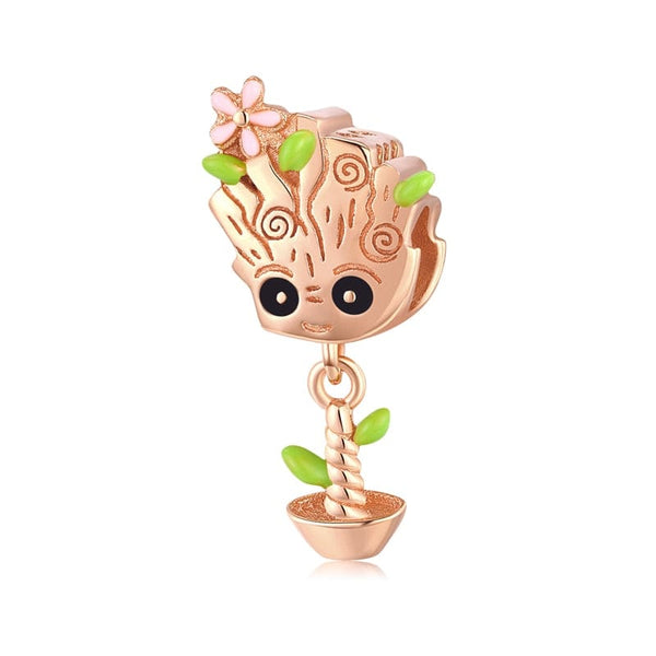 Sereia & Mar 200001689 GROOT ROSE BERLOQUE CHARM GROOT ROSE - PRATA 925