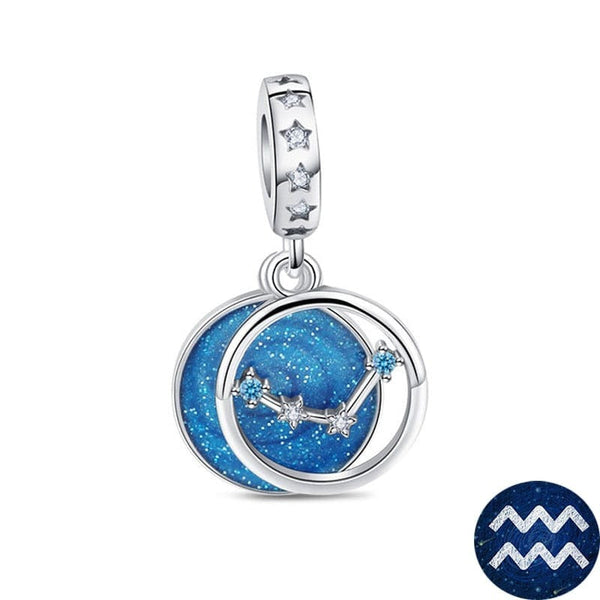 Sereia & Mar 69.90 Aquário PENDENTE CHARM CONSTELAÇÃO SIGNOS - PRATA 925