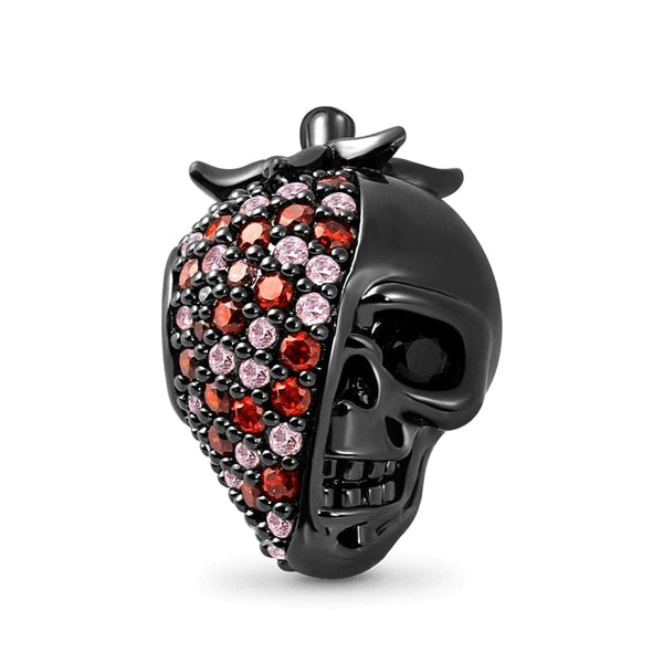 Sereia & Mar 69.90 BERLOQUE CHARM SKULL LUXURY - PRATA 925