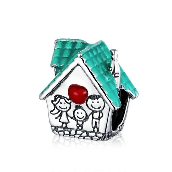 Sereia & Mar 69.90 HAPPY HOUSE BERLOQUE CHARM HAPPY HOUSE - PRATA 925