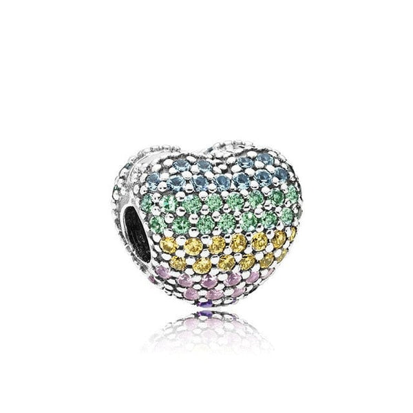 Sereia & Mar 69.90 LOVE STRASS BERLOQUE CHARM LOVE STRASS - PRATA 925