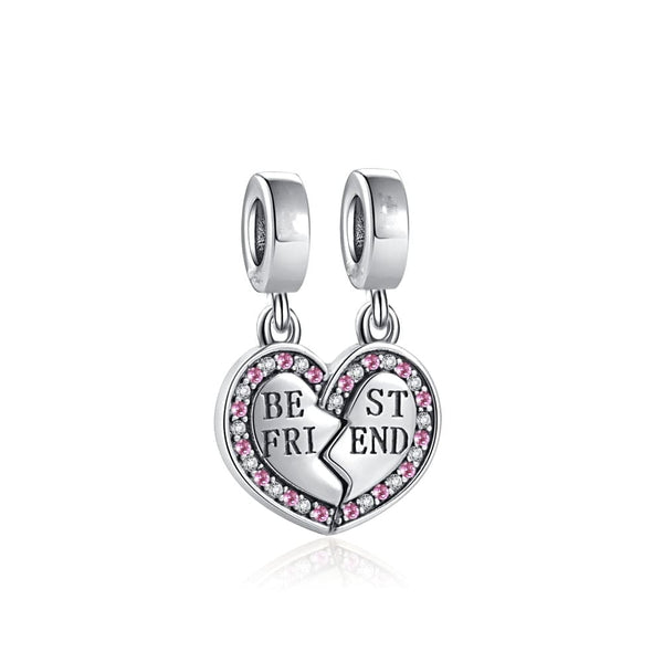 Sereia & Mar 69.90 PENDENTE CHARM BEST FRIENDS (PAR) - PRATA 925