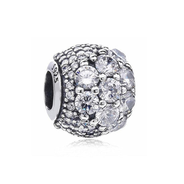 Sereia & Mar BALL STRASS BERLOQUE CHARM BALL STRASS - PRATA 925