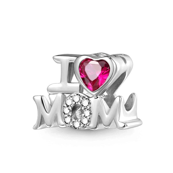 Sereia & Mar BERLOQUE CHARM I LOVE MOM - PRATA 925