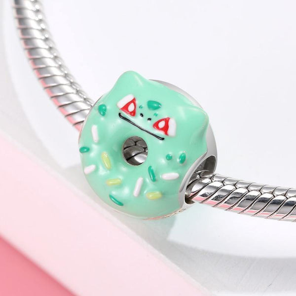 Sereia & Mar BULBASAUR BERLOQUE CHARM DONUTS BULBASAUR- PRATA 925