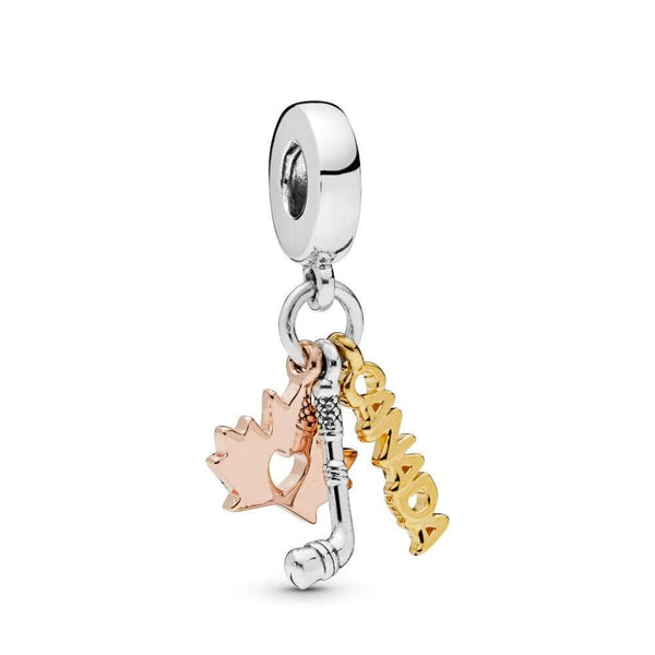 Sereia & Mar CANADA LOVERS CHARM PENDENTE CANADÁ LOVERS - PRATA 925