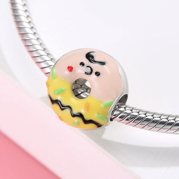 Sereia & Mar CHARLIE BROWN BERLOQUE CHARM DONUTS CHARLIE BROWN - PRATA 925