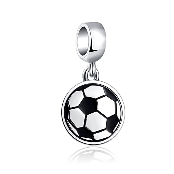 Sereia & Mar PENDENTE CHARM BOLA FUTEBOL - PRATA 925