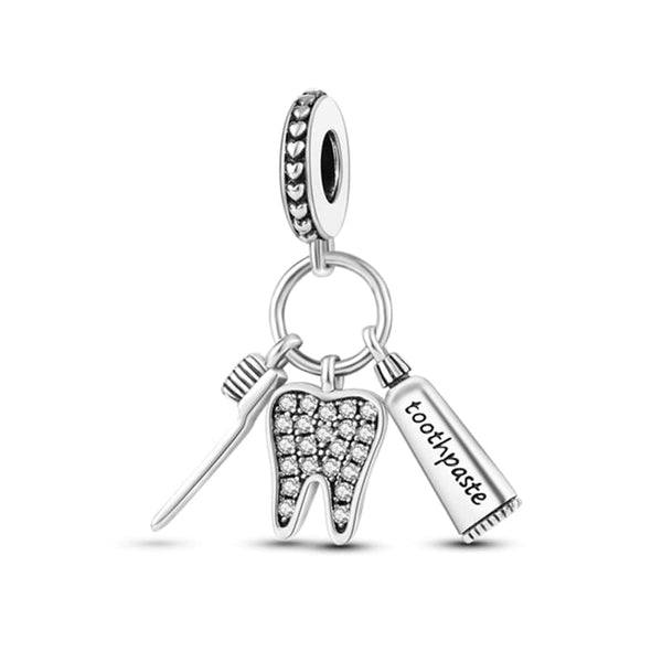 Sereia & Mar PENDENTE CHARM ODONTO - PRATA 925