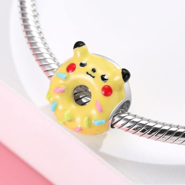 Sereia & Mar PIKACHU BERLOQUE CHARM DONUTS PIKACHU - PRATA 925