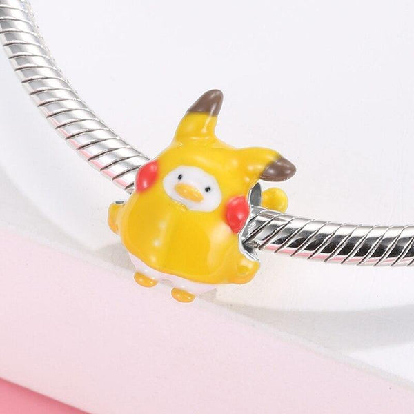 Sereia & Mar PIKACHU BERLOQUE CHARM DUCK PIKACHU - PRATA 925