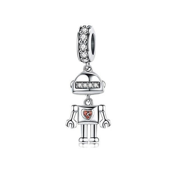 Sereia & Mar ROBOT LOVE CHARM PENDENTE ROBOT LOVE - PRATA 925