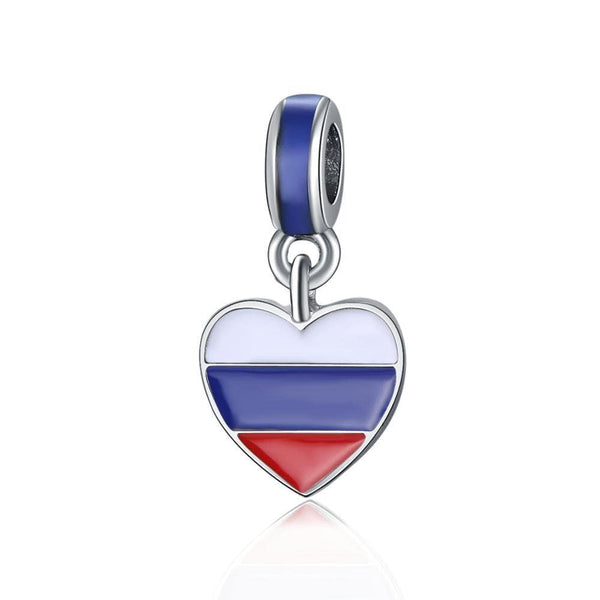 Sereia & Mar RÚSSIA LOVER CHARM PENDENTE RÚSSIA LOVER - PRATA 925